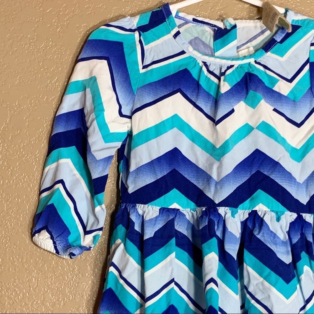 Crazy 8 blue chevron print dress - Picture 3 of 8